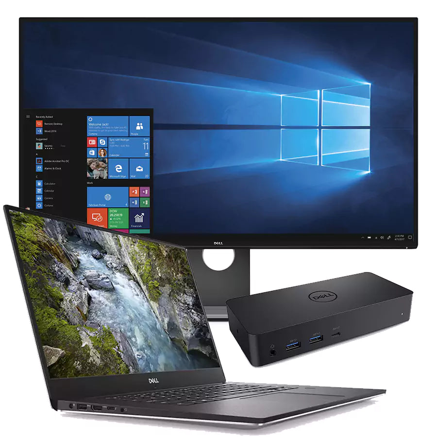 DELL Precision 5530 + Dell U2717D + Dell D6000 DELL Precision 5530 + Dell U2717D + Dell D6000